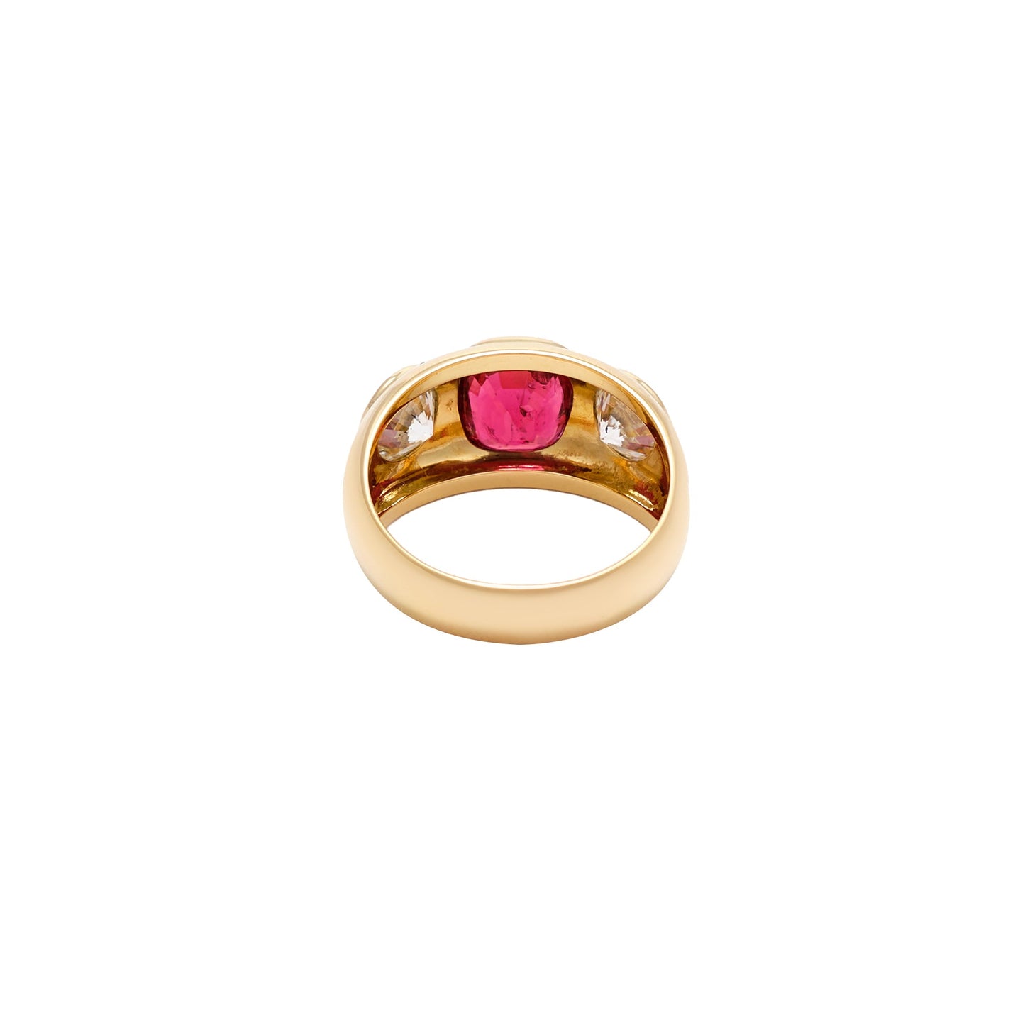 Tanagro Burmese Spinel & Diamond Ring