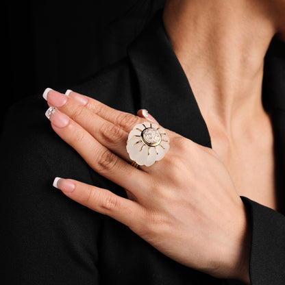 La Triomphe Rock Quartz Ring