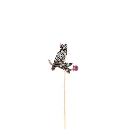 Antique Owl Pin