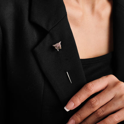 Antique Wolf Pin