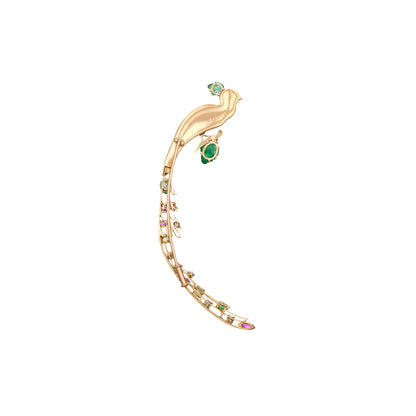 A. Augis Peacock Brooch