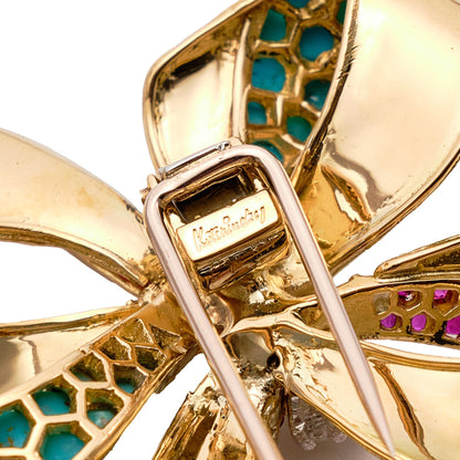 Kutchinsky Flower Brooch
