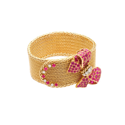 Vintage Bow Buckle Bracelet