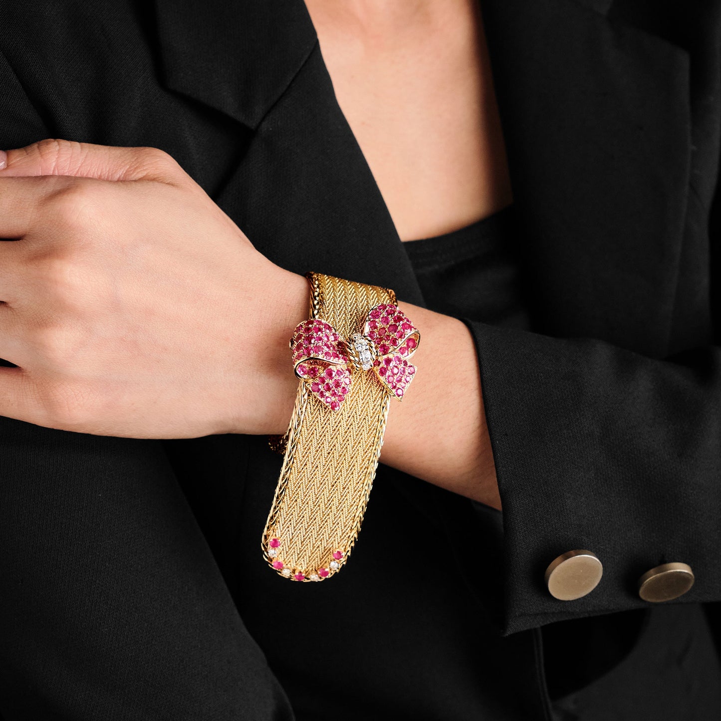 Vintage Bow Buckle Bracelet