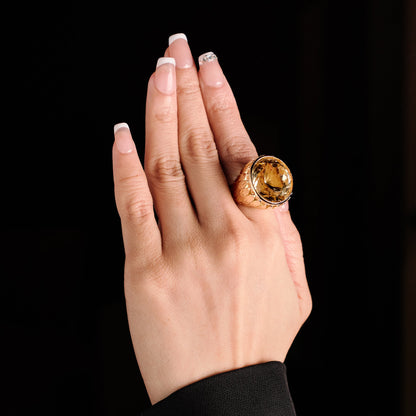 Vintage Citrine Ring