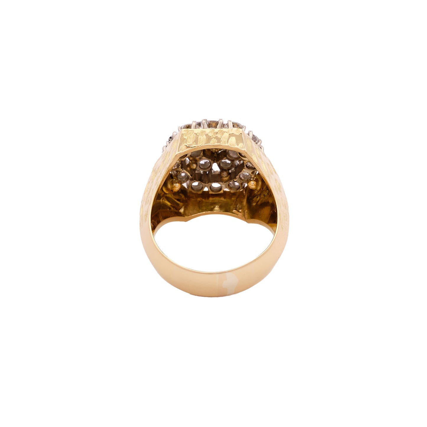 Vintage Geometric Diamond Ring