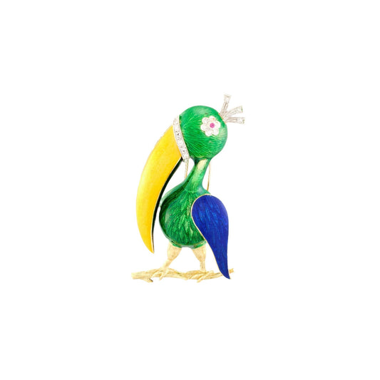 Corletto Bird Brooch