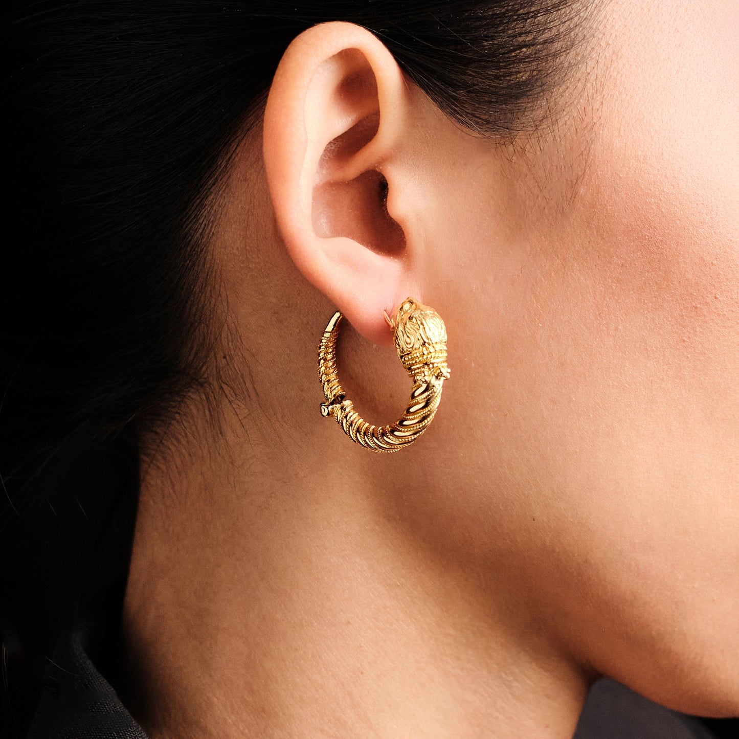 Lalaounis Lion Earrings