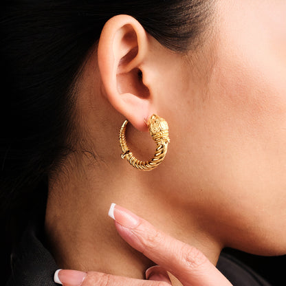 Lalaounis Lion Earrings