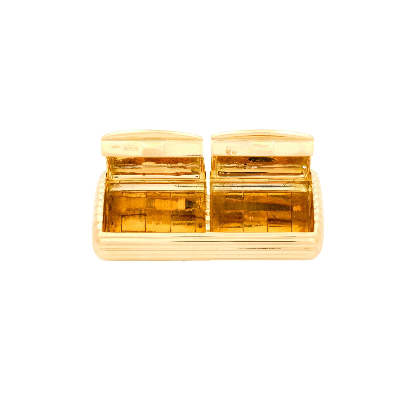 Marina B Double Gold Pillbox