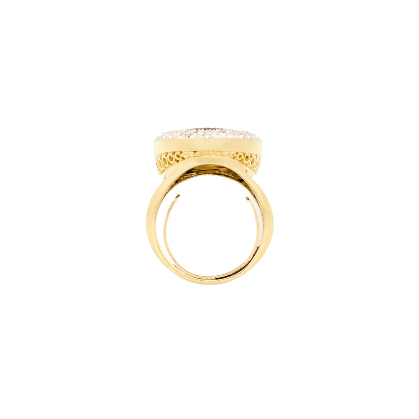 Vintage Onyx and Diamond Ring