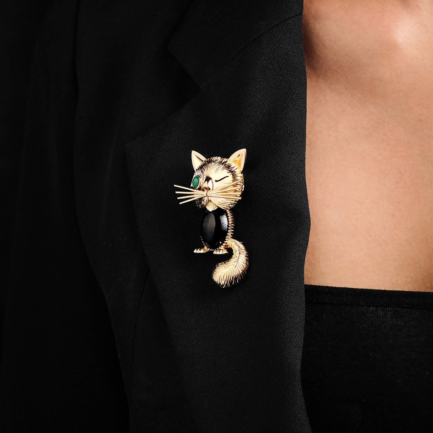 Van Cleef & Arpels Brooch "Chat Malicieux"