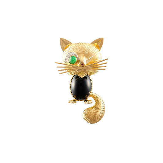 Van Cleef & Arpels Brooch "Chat Malicieux"