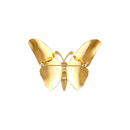 Vintage Enamel Butterfly Brooch