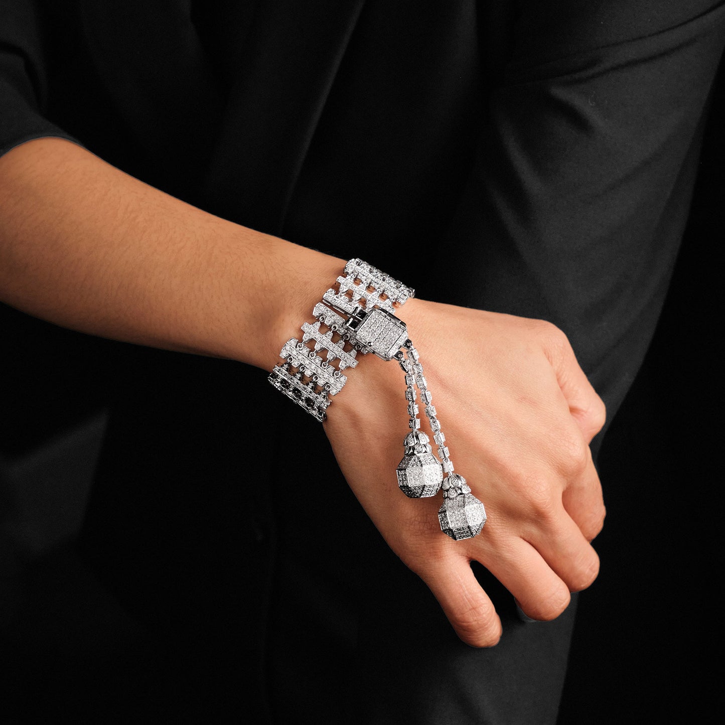 Paolo Bongia Diamond Tassle Bracelet