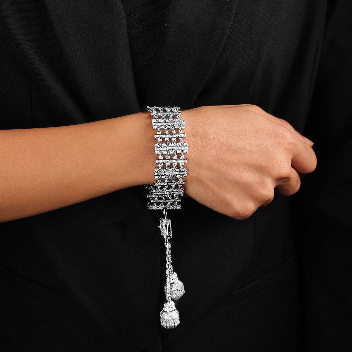 Paolo Bongia Diamond Tassle Bracelet