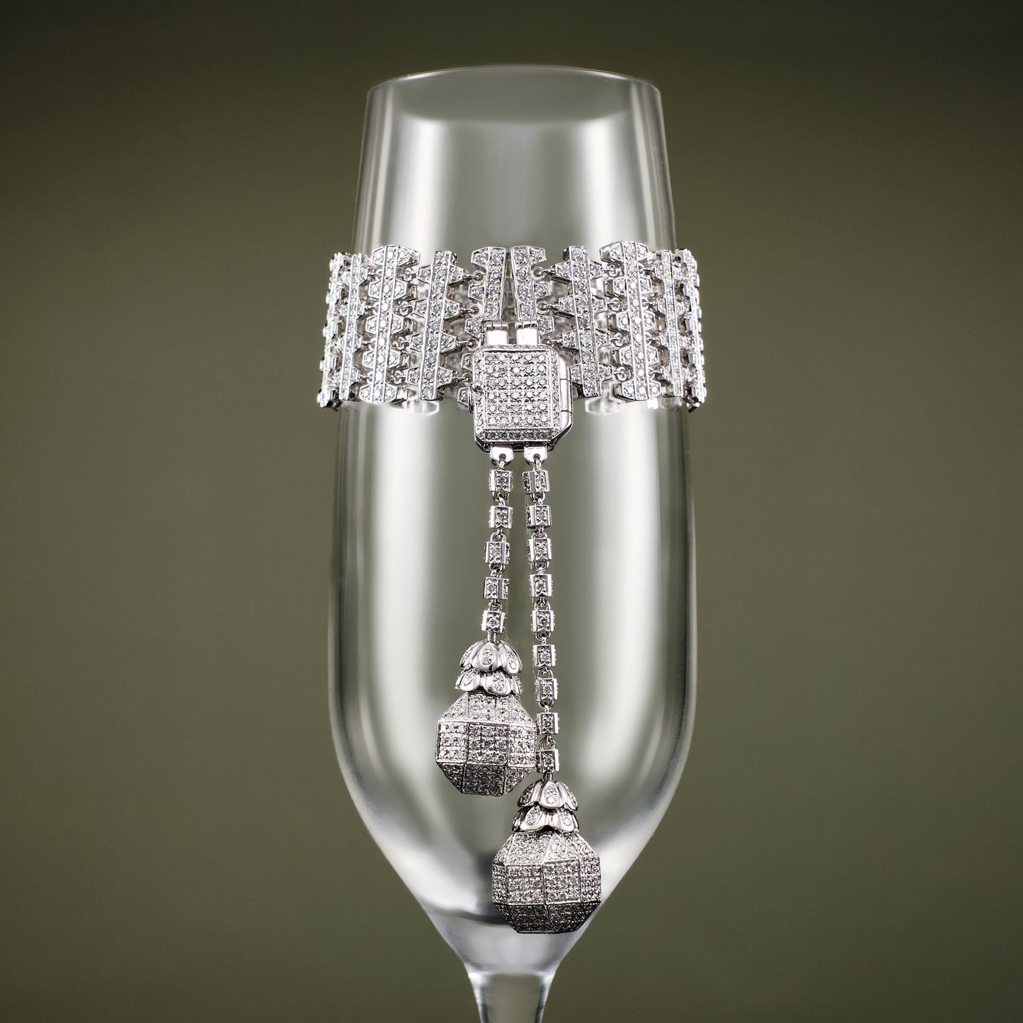 Paolo Bongia Diamond Tassle Bracelet