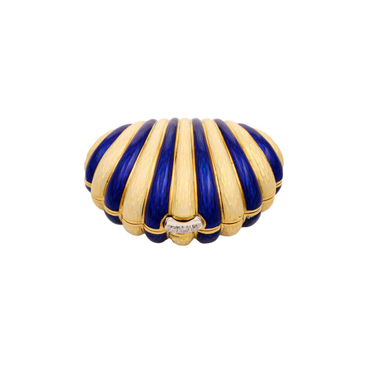 Spaulding & Co. Enamel Pill Box