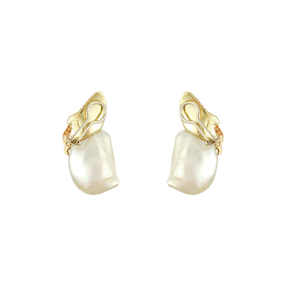 Andre Marcha Pearl Earrings