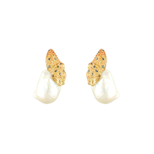 Andre Marcha Pearl Earrings