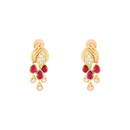 Andre Vassort Ruby Earrings