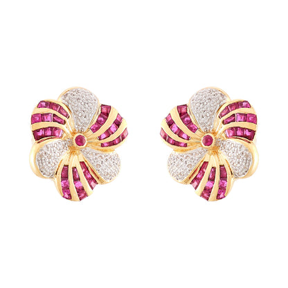 Vintage Flower Earrings