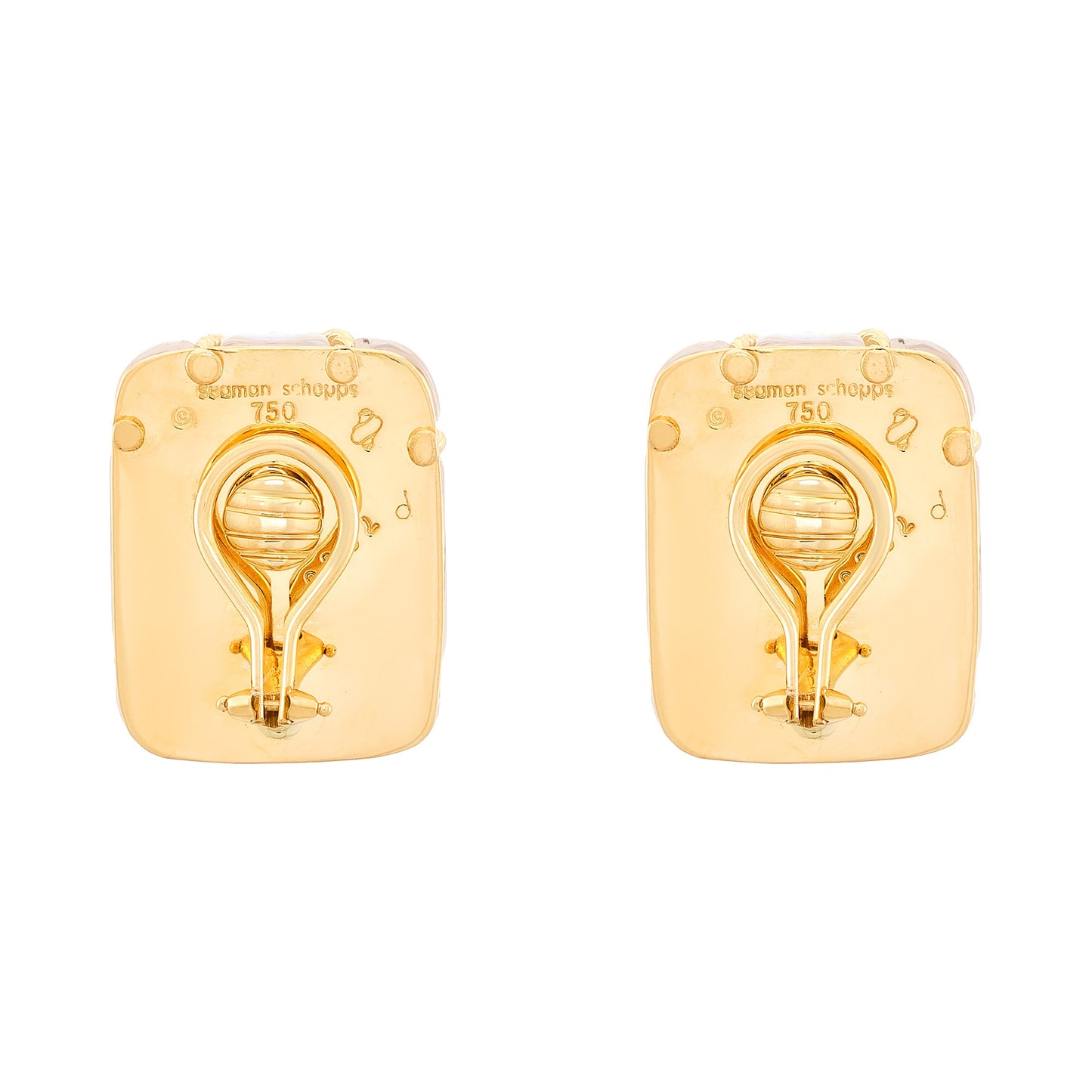 Seaman Schepps Rock Crystal Earrings