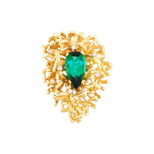 Alan Gard Tourmaline Brooch