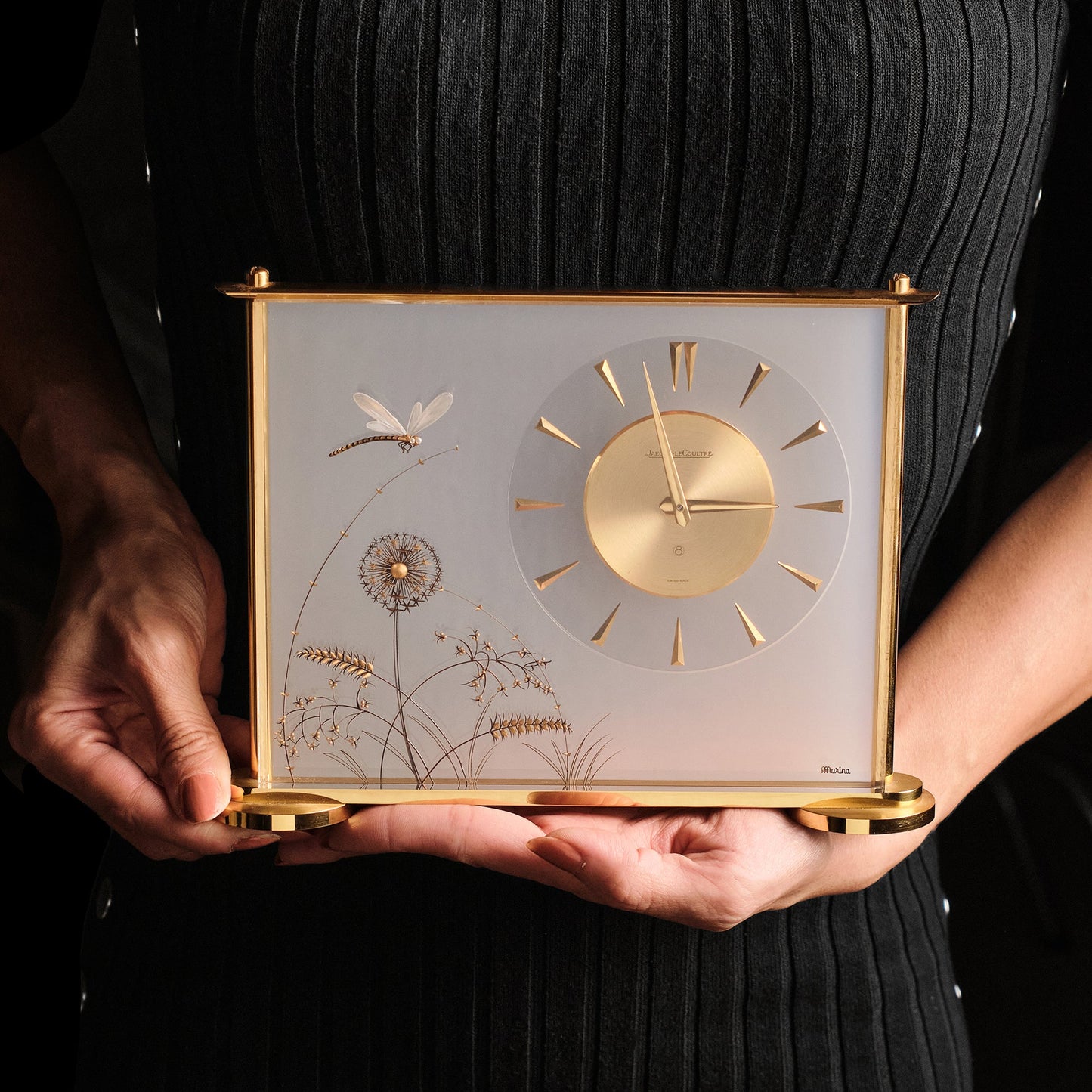 Jaeger-LeCoultre Marina Table Clock