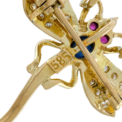 Antique Dragonfly Brooch