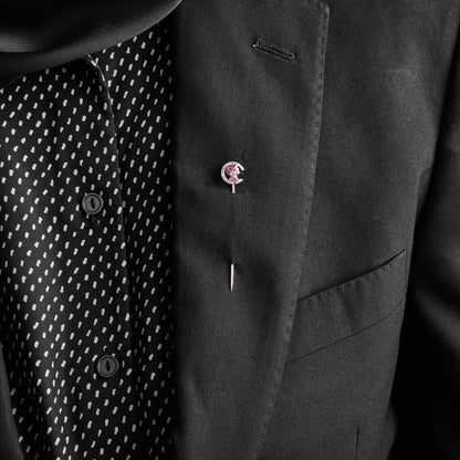 Antique Jockey Head Stick Pin