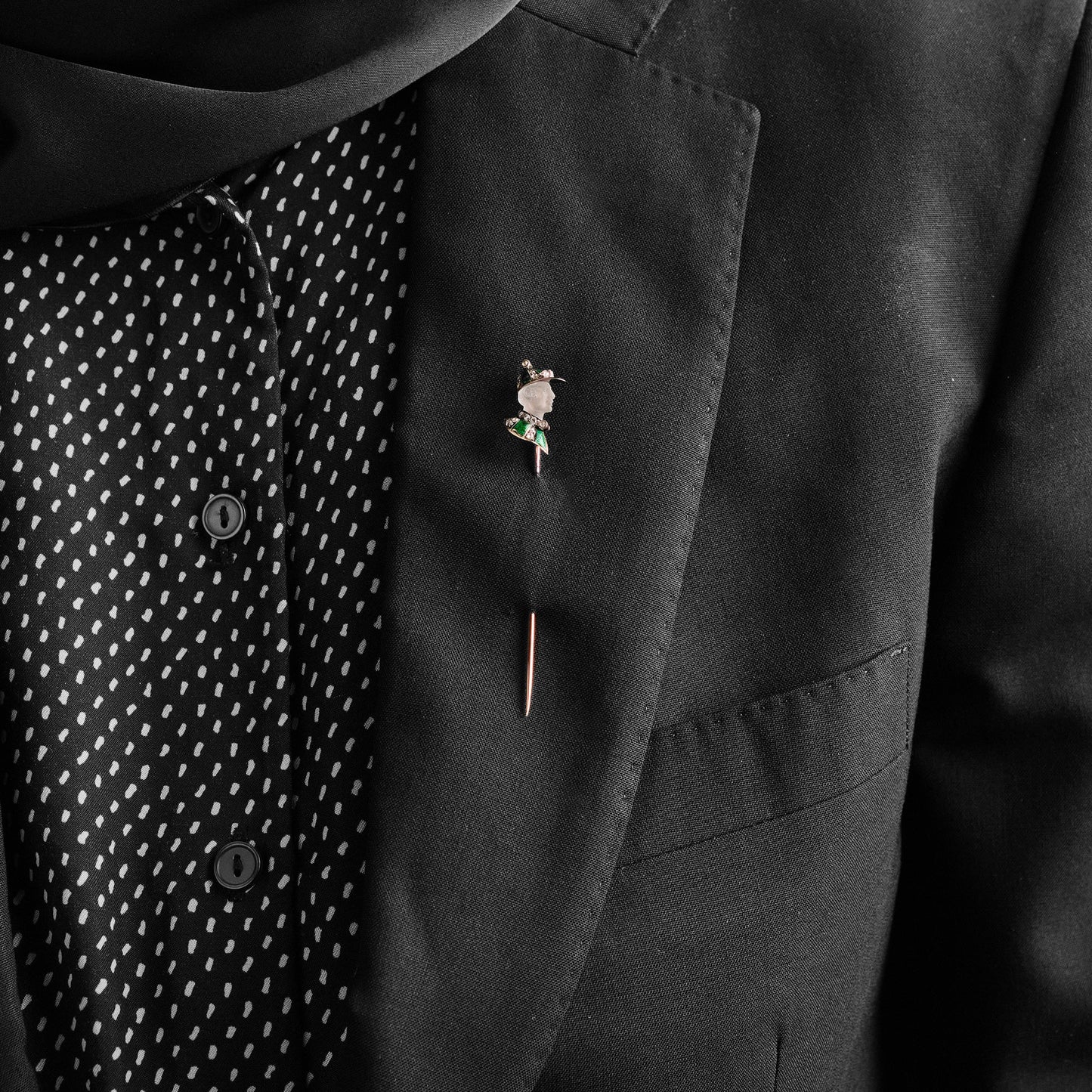 Antique Jockey Stick Pin