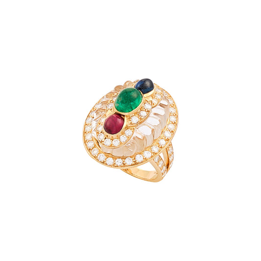 Boucheron Multi-Gem Ring