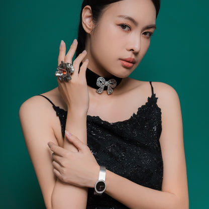 Margherita Burgener Spessartite Titanium Ring