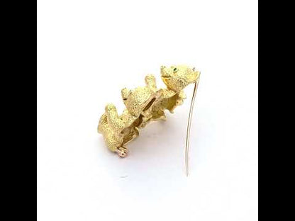 Toliro Bear Brooch