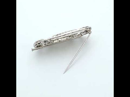 Art Deco "Plaque" Diamond Brooch