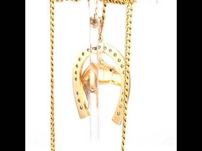 Vintage Equestrian Pendant