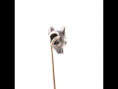 Antique Wolf Pin