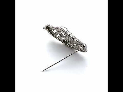 Art Deco Diamond Brooch