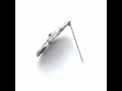 Art Deco Diamond Brooch
