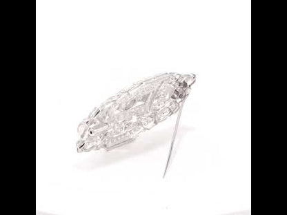 Vintage Platinum Art Deco Brooch