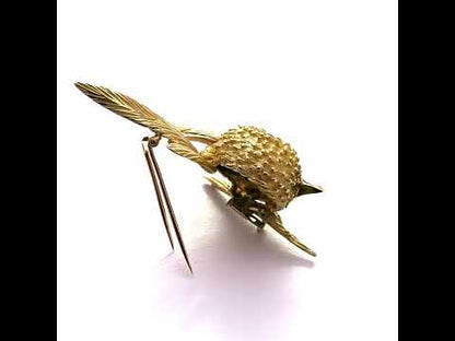 Jean & Pierre Bellin Sparrow Brooch