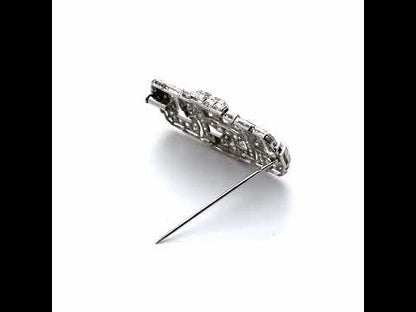 Art Deco Diamond Brooch